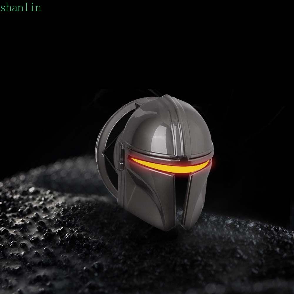 Shanlin ฝาครอบปุ่มสตาร์ทรถยนต์ โลหะผสมสังกะสี 3D ทนทาน