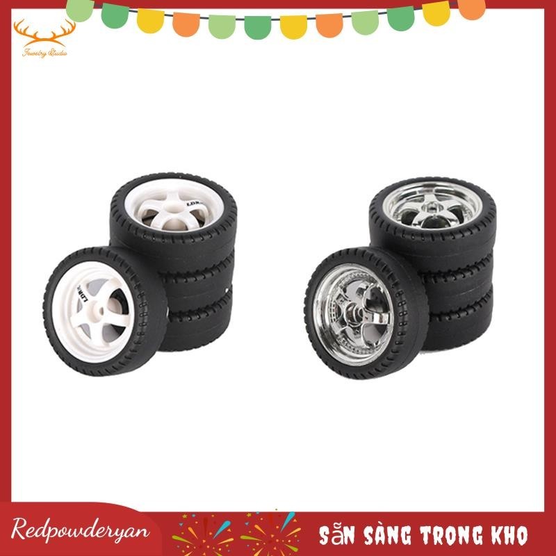 [คลังสินค้าพร้อม] 4 ชิ้น 33 มิลลิเมตร RC Drift ล้อยาง Hard Tyre สําหรับ LDRC AE86 A86 A86P LD1801 1/