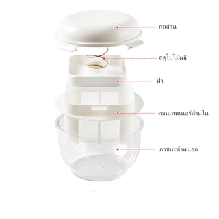 ที่กรองโยเกิร์ต 3L พร้อมฝาปิด เครื่องทํากรีกโยเกิร์ต สําหรับครัวเรือน ที่กรองชีส อุปกรณ์แยกนมถั่วเหลือง