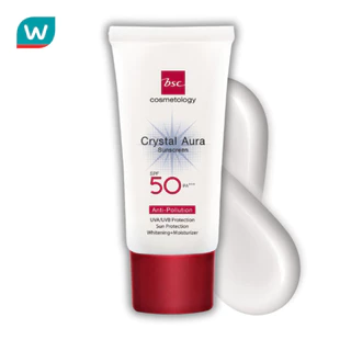 BSC บีเอสซี คริสตัล ออร่า ซันสกรีน แอนตี้ พอลุชั่น SPF50 PA+++ 20ก
