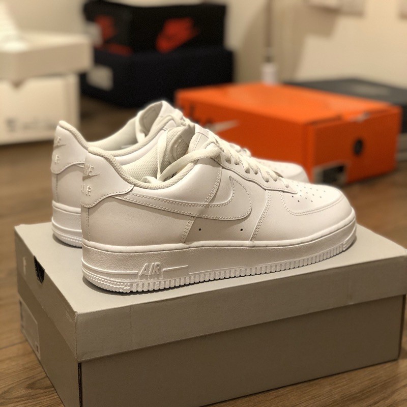 Nike High Quality NK Air Force 1 07 White Shoes Retro Leather Low Tube 315122-1111 AF1 Casual Sneakers