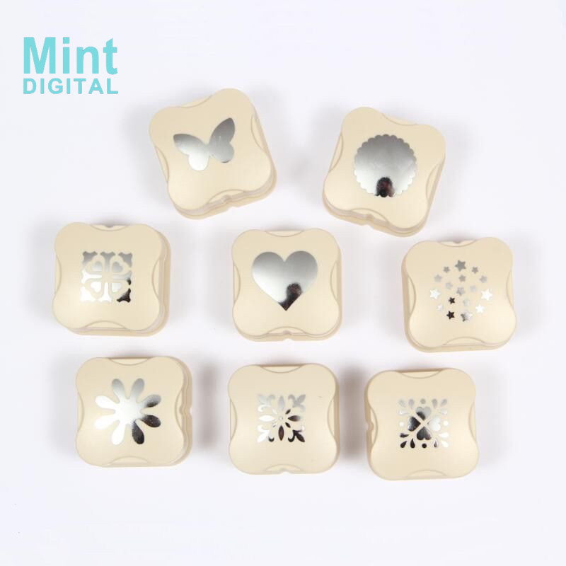 เครื่องเจาะรู แบบแม่เหล็ก ลายนูน รูปดอกไม้ ทรงสี่เหลี่ยม เพื่อการศึกษา DIY สําหรับเด็ก