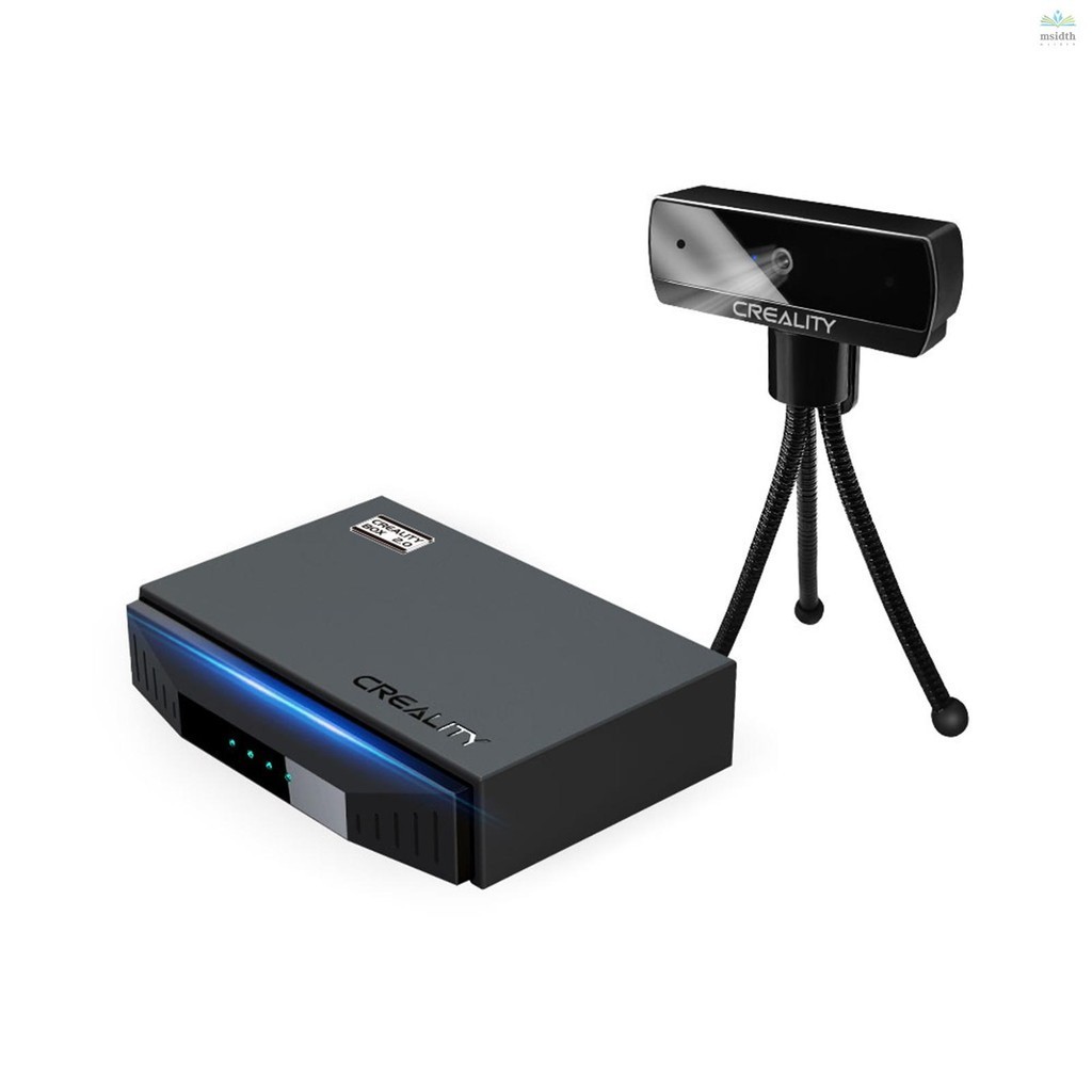 [muwd] Creality ชุดกล้องมอนิเตอร์ เครื่องพิมพ์ 3D WiFi Box HD 1080P รีโมตคอนโทรล เวลาถ่ายรูป สําหรับพิมพ์ 3D พิมพ์เมฆ หั่น เมฆ พร้อมการ์ด TF APP 8G