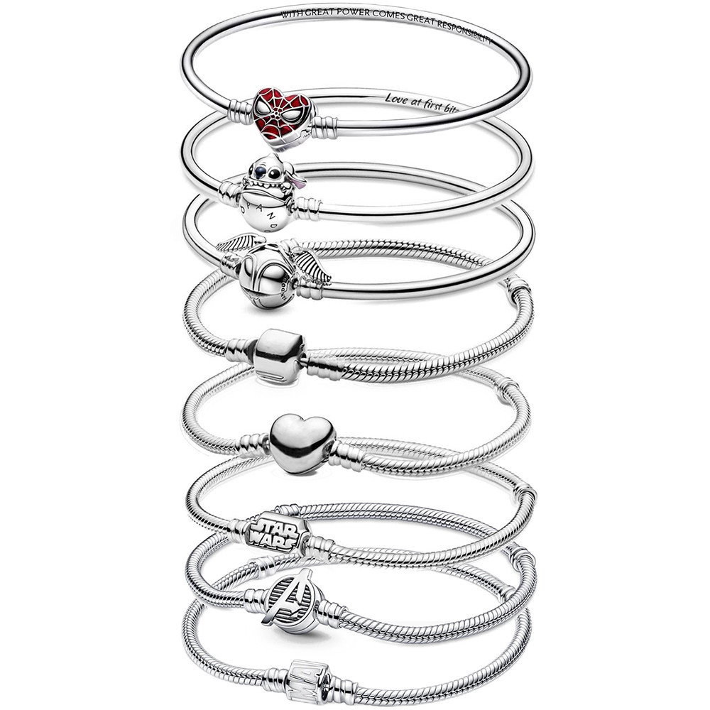 Harry Potter Snitch Clasp กําไลข้อมือเงินแฟชั่นของขวัญเครื่องประดับสร้อยข้อมือ Berloque