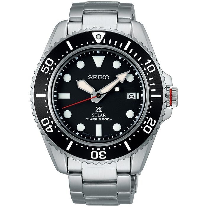 [Authentic★Direct from Japan] SEIKO SBDJ051 PROSPEX Diver Scuba Solar Sapphire glass Black Men Wrist watch นาฬิกาข้อมือ