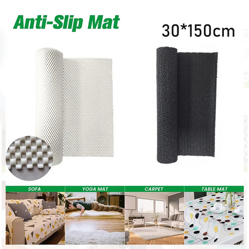 แผ่นกันลื่นอเนกประสงค์ PVC  เหมาะสำหรับใช้บนโต๊ะอาหาร ลิ้นชัก ห้องครัว ขนาด 30X150 ซม ราคา ถูกที่สุด ดีลบีเคเค แกลเลอรีภาพที่ 9