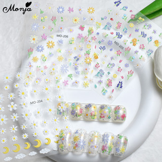 Monja สติ๊กเกอร์ติดเล็บ แต่งเล็บ ลอกแล้วติดได้เลย สติ๊กเกอร์…