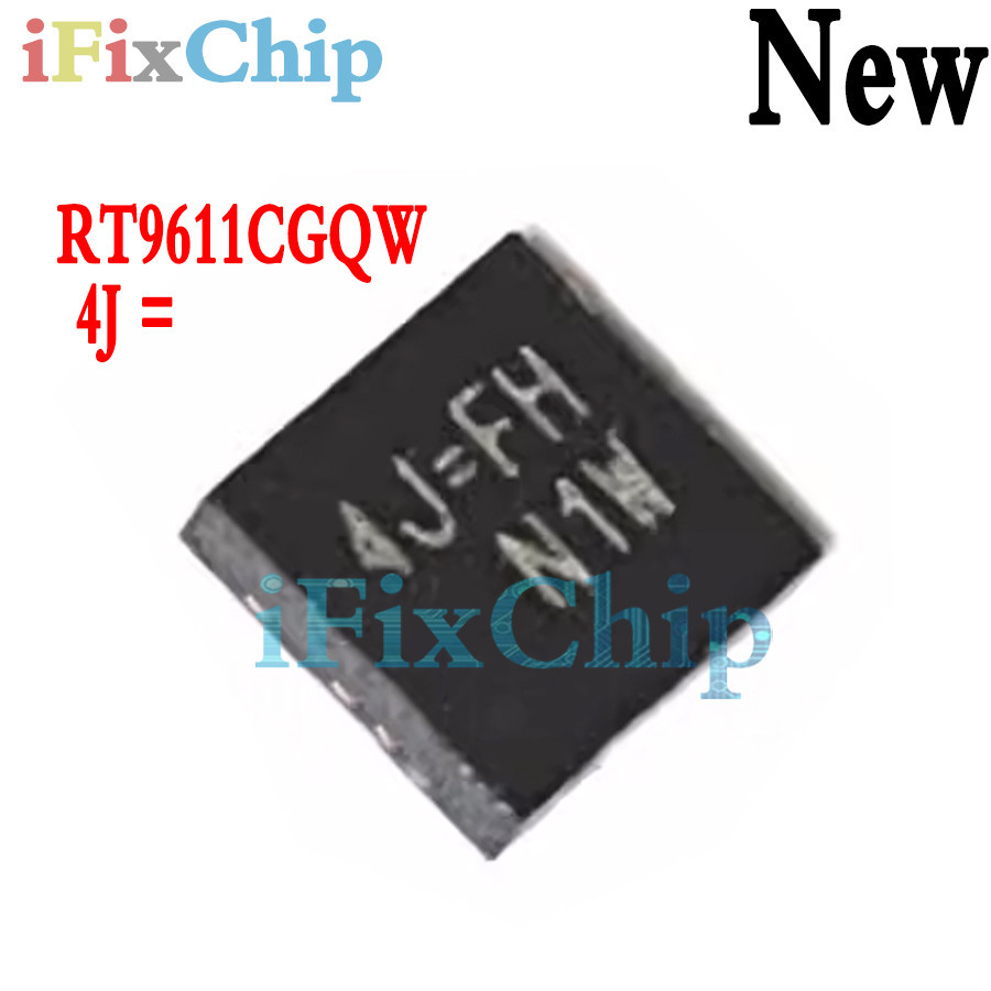 5 ชิ้นใหม่เอี่ยม RT9611CGQW RT9611C (4J = FL 4J 2N FJ 2Q 4J...) QFN-8
