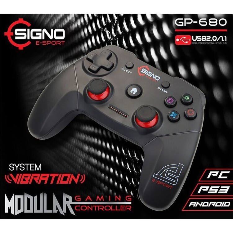 จอยเกมส์ จอยเกมส์ SIGNO MODULAR GAMING CONTROLLER รุ่น GP-680 / NUBWO NJ-35