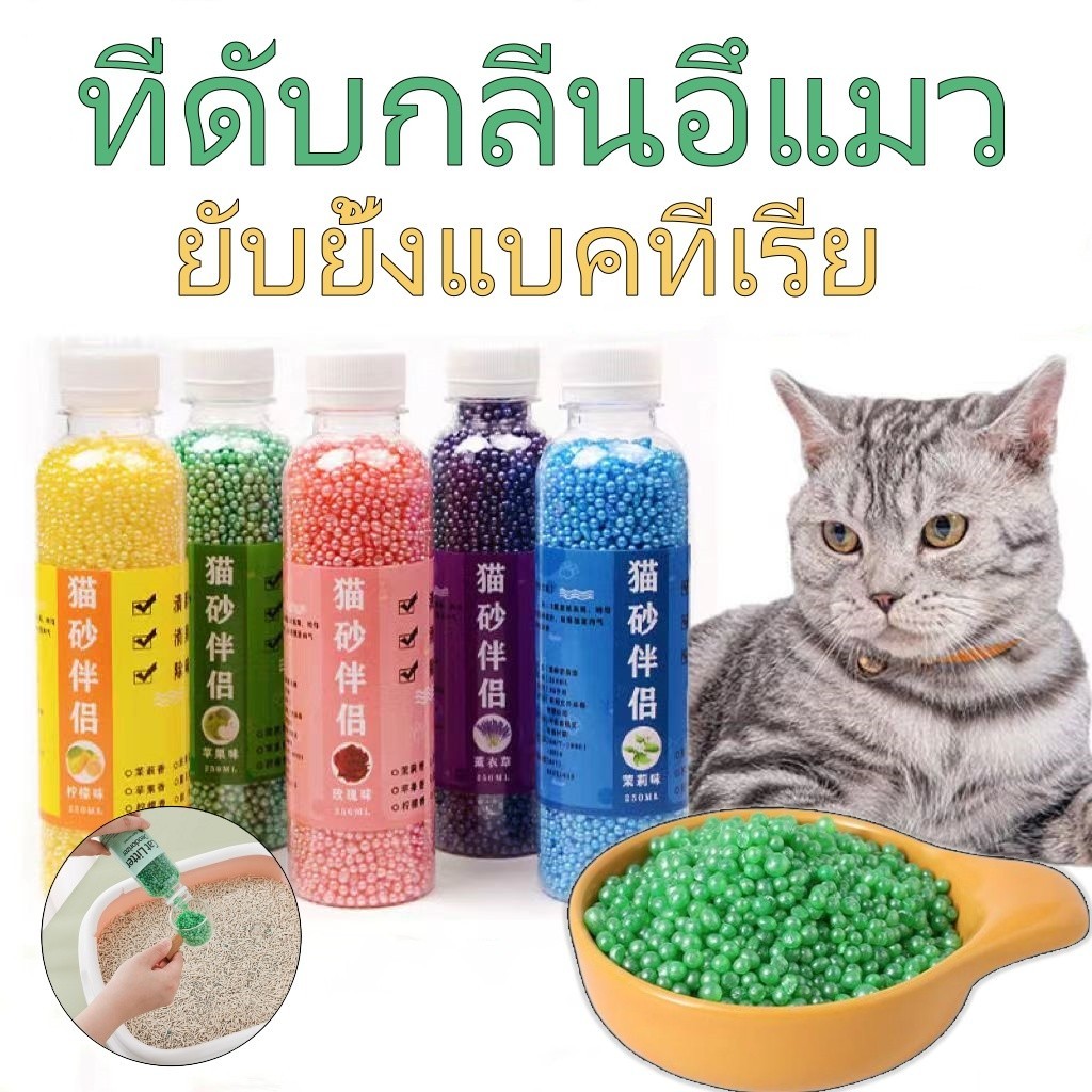 🔥🔥ที่ดับกลิ่นอึแมว ที่ดับกลิ่นฉี่แม ดับกลิ่นทรายแมว เม็ดดับกลิ่น Cat Litter ดับกลิ่นฉี่และอึ ชาร์โคล