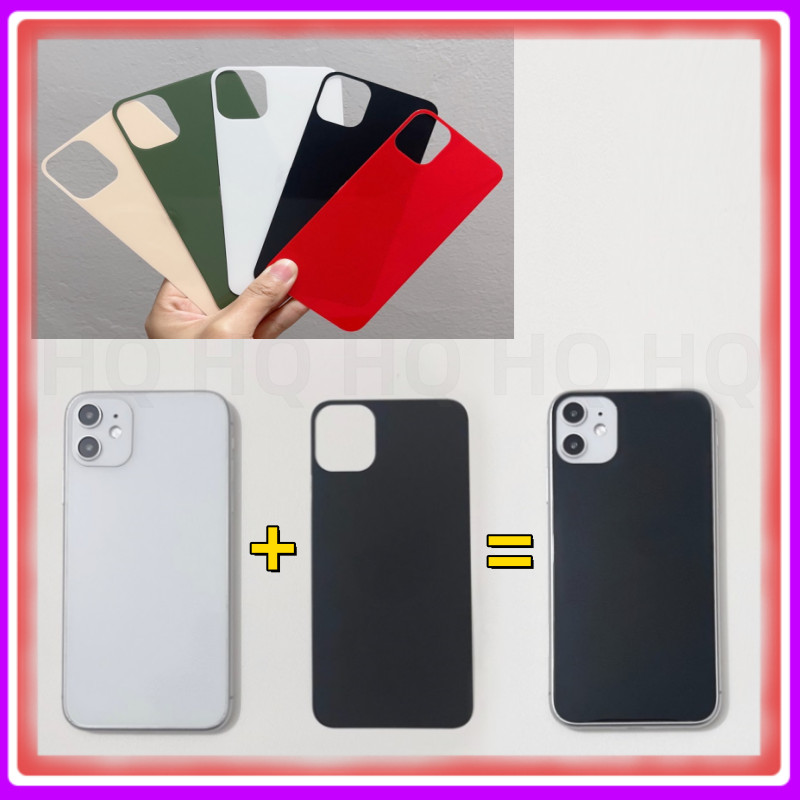 ฟิล์มกระจกนิรภัย ฟิล์มด้านหลัง iphone11 สําหรับ iPhone 11 Pro Max 9H กระจกนิรภัย iPhone 11Pro ฟิล์มก