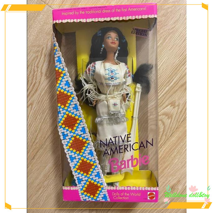 พร้อมส่ง ตุ๊กตาบาร์บี้ NATIVE AMERICAN 1992 AMERICAN NATIVE สไตล์โลก สําหรับเก็บสะสม XY216