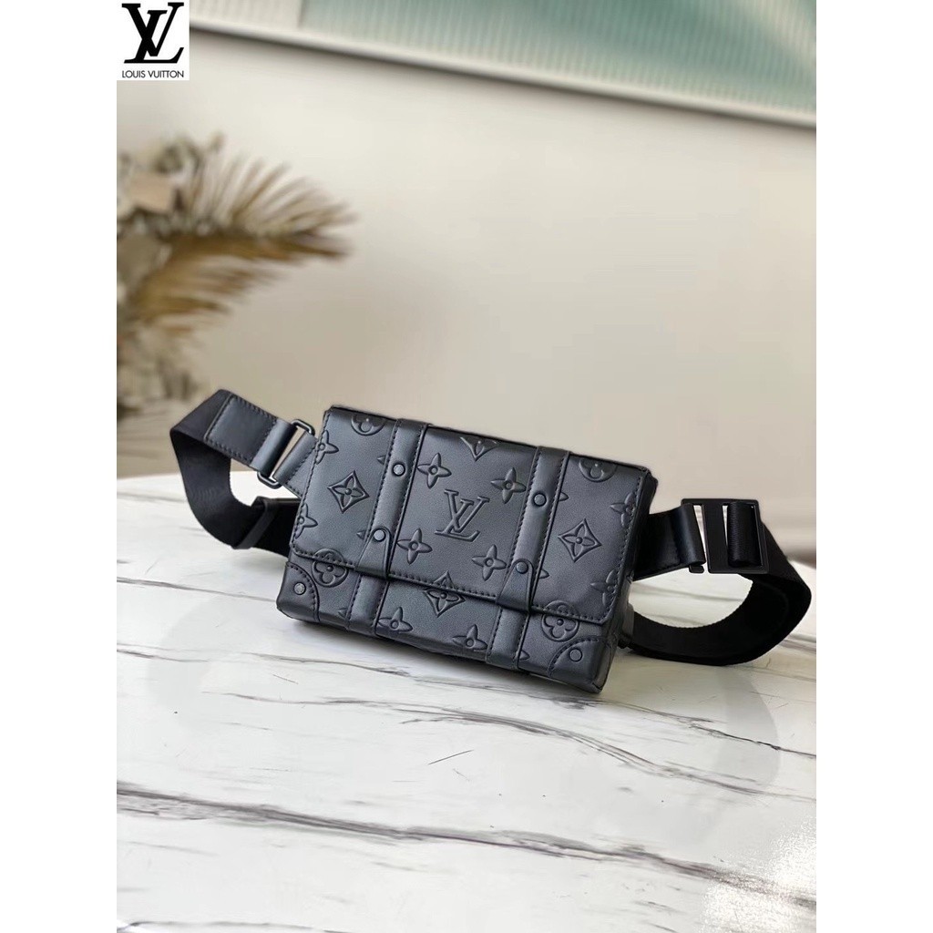 หลุยส์วิตตอง Louis Vuitton กระเป๋าถือ lv 0 💰 m57952 กระเป๋าสะพายกระเป๋าเดินทางสีดำใหม่ส่งมอบสไตล์ฮีโร่ที่ mons qaht