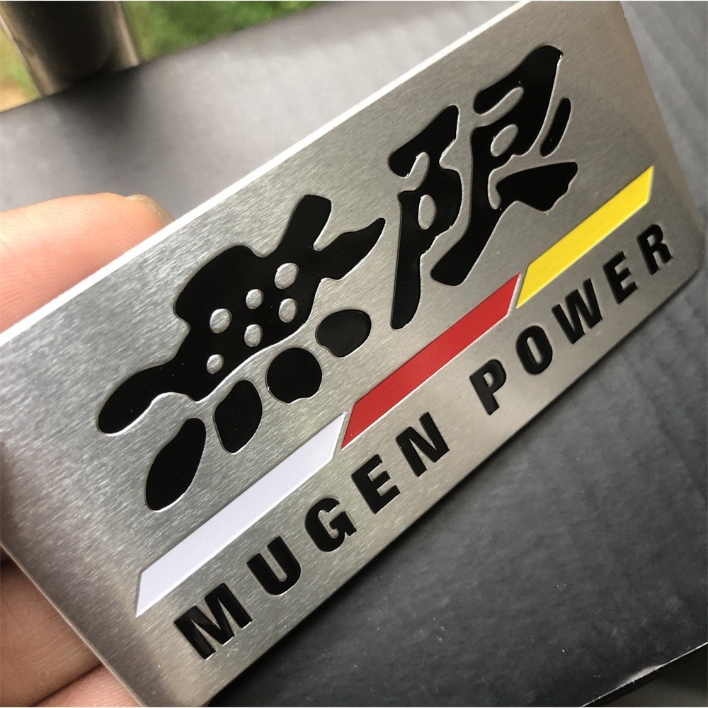 สติกเกอร์อลูมิเนียม Mugen Power Honda Civic Accord gk5 สําหรับตกแต่ง