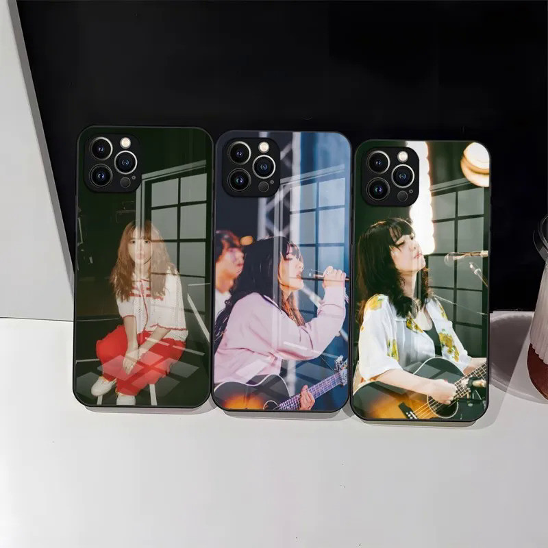เคสโทรศัพท์มือถือกระจกนิรภัย ลายนักร้องญี่ปุ่น Aimyon สําหรับ iPhone 15 Pro Max 15 mini 15 14 13 12 11 Pro Max X XR XS 7 8 Plus SE 2020