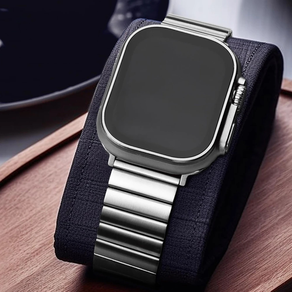 สายนาฬิกาข้อมือสเตนเลส โลหะ สําหรับ iWatch Ultra 2 1 49 มม. 9 8 7 6 5 4 41 มม. 45 มม. 44 มม. 40 มม.
