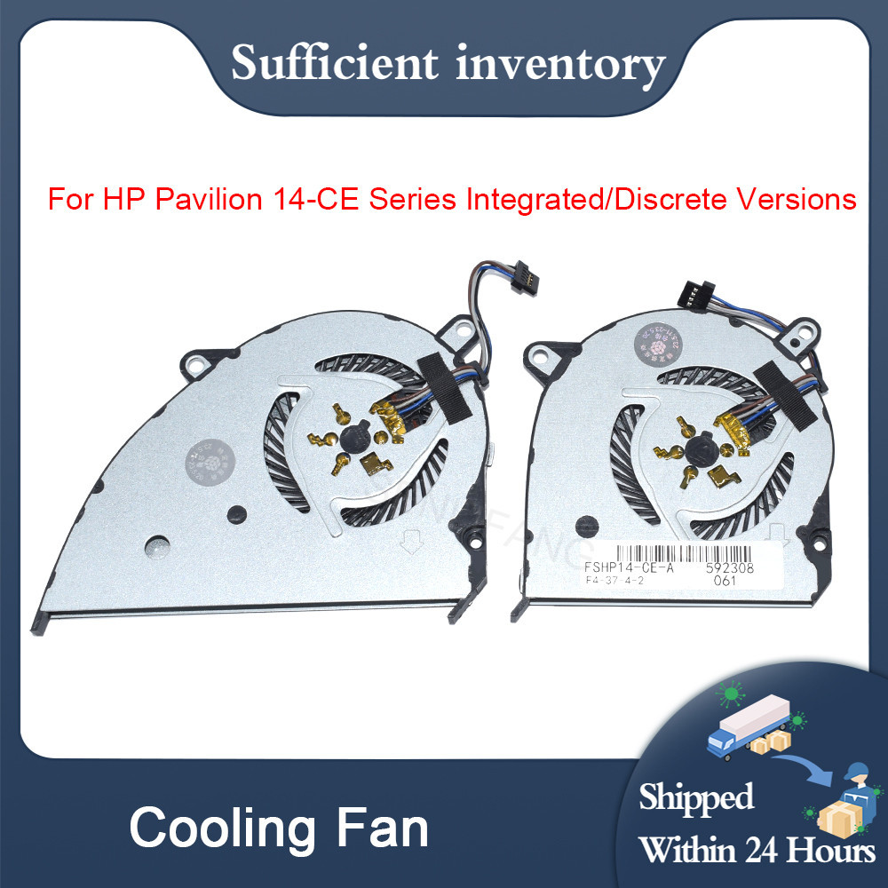 พัดลมระบายความร้อน CPU 4Pin 7J1750 สําหรับแล็ปท็อป HP Pavilion 14-CE Series