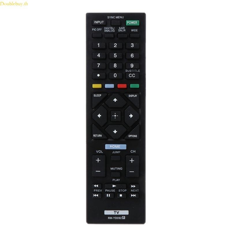 Doublebuy รีโมตคอนโทรล RM-YD092 แบบเปลี่ยน สําหรับ Sony KDL-32R300C KDL-32R330B Smart LED TV