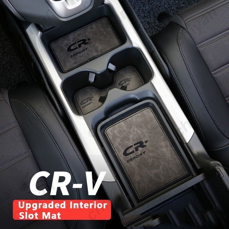 แผ่นหนังรองแก้วน้ํา กันลื่น สําหรับ Honda CR-V CRV 2017-2021 2018 2019 2020 25 26 ชิ้น