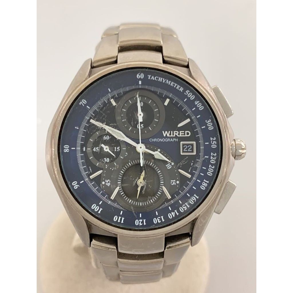 Seiko(ไซโก) SEIKO NEXTAGE mens watch analog stainless steel BLU 572224 Direct from Japan Secondhand