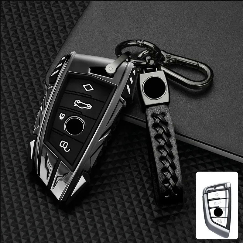 Zinc Alloy Car Key Case Cover Bag For Bmw F20 G20 G30 X1 X3 X4 X5 G05 X6 X7 G11 F15 F16 G01 G02 F48 