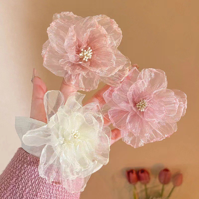 กิ๊บติดผม กิ๊บดอกไม้ clip แฟชั่น หลายสี พร้อมส่งจากไทย summer - รูปที่ 2