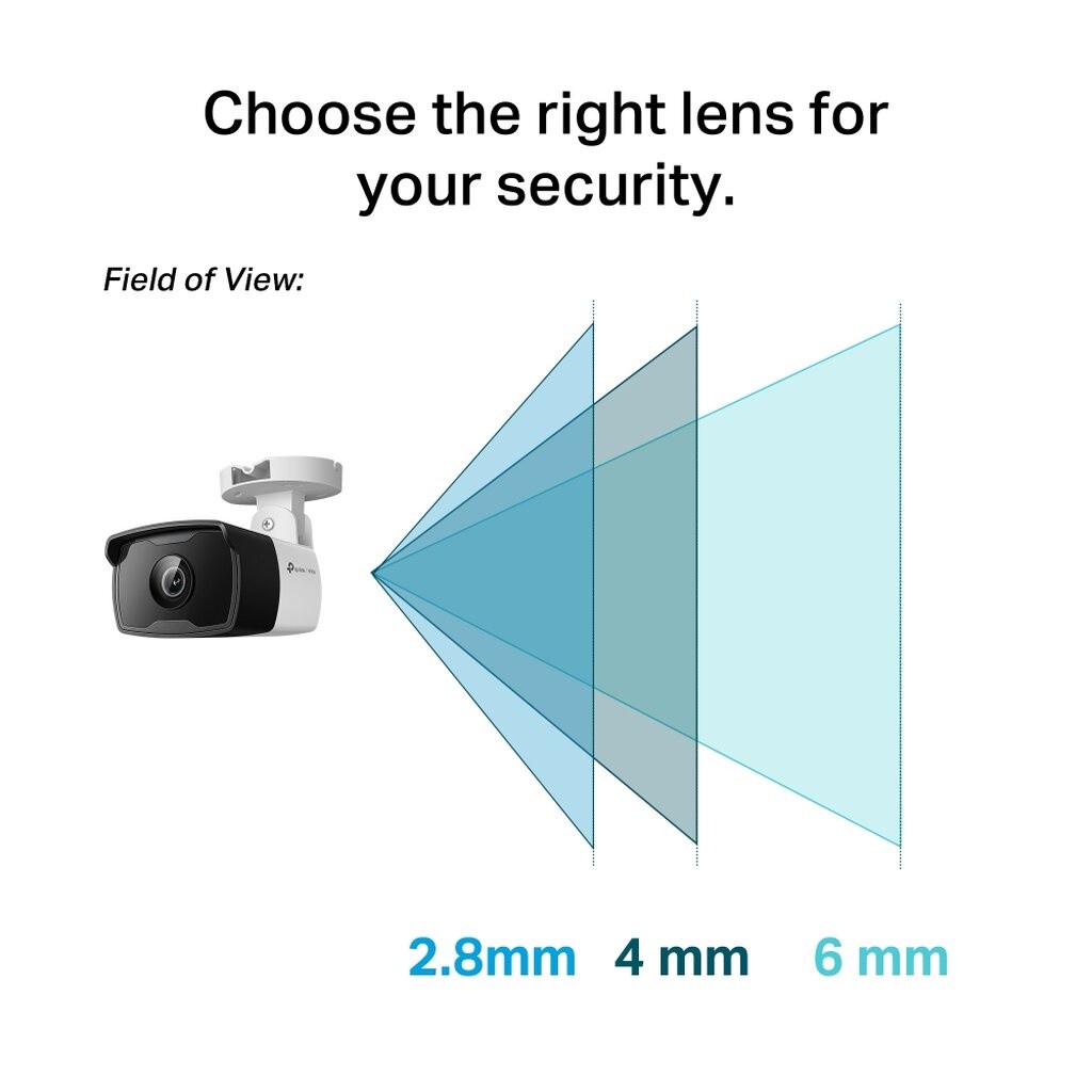 TP-LINK VIGI C320I 2MP V1.2 OUTDOOR IR BULLET NETWORK CAMERA กล้องวงจรปิดภายนอก