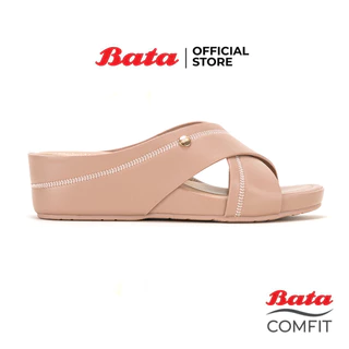 Bata บาจา รองเท้าเพื่อสุขภาพแบบสวม รองรับน้ำหนักเท้า สูง 2 นิ้ว สำหรับผู้หญิง รุ่น CACA สีชมพู รหัส 7015088