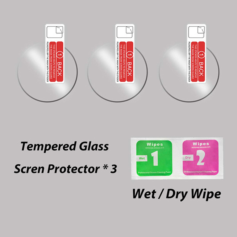 ฟิล์ม Ph Life HR4 Pro ฟิล์ม Glass tempered film ฟิล์มกันรอยหน้าจอทรงโค้ง for ฟิล์ม Ph Life HR 4 Pro ฟิล์ม อุปกรณ์เสริมสมาร์ทวอทช์ Pure health Life HR 4 Pro smart watch ฟิล์ม