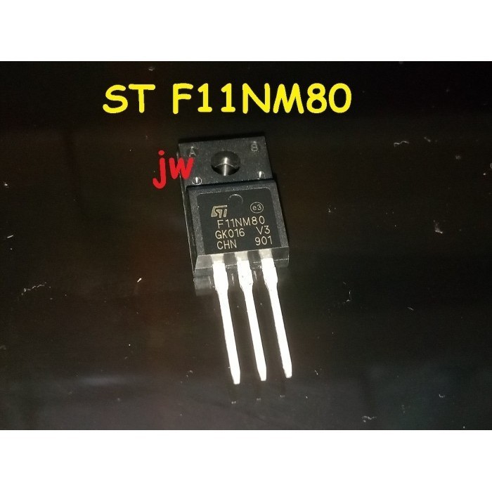 เครื่องมือชิ้นส่วน STF11NM80 11NM80 11N80 F11NM80 11N80C3 TO-220