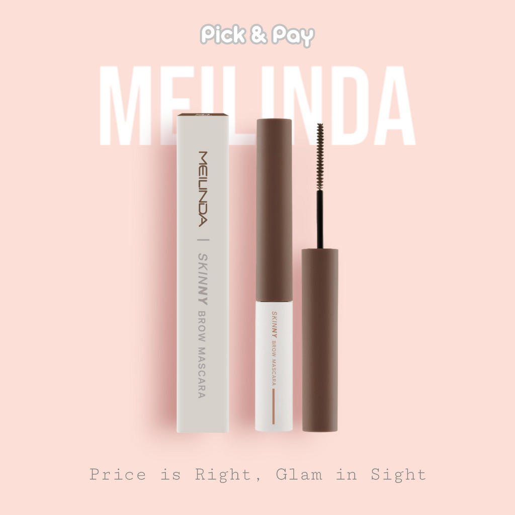 MEILINDA มาสคาร่าปัดคิ้ว หัวแปรงแบบสลิม Skinny Brow Mascara (MC3115)