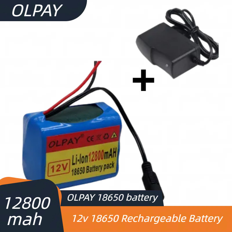 แบตเตอรี่ลิเธียม Jungla 3S2P 12V 18650 12800mAh Li-ion แบบชาร์จไฟได้ battery