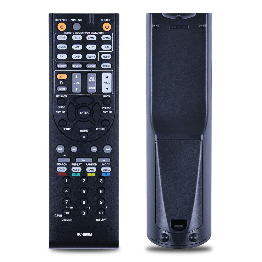 ใหม่ RC-896M สําหรับตัวรับสัญญาณ Onkyo AV รีโมทคอนโทรล TX-SR444 TXSR444