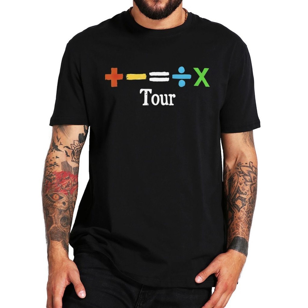 เสื้อยืดเพลงทัวร์คณิตศาสตร์2023🎸 Ed Sheeran อัลบั้ม