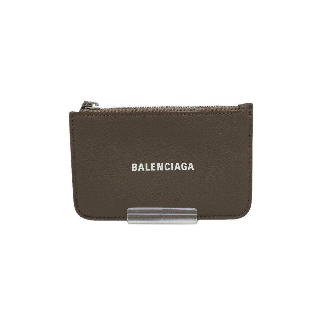 Balenciaga กระเป๋าใส่เหรียญ หนัง สีน้ําตาล ส่งตรงจากญี่ปุ่น มือสอง
