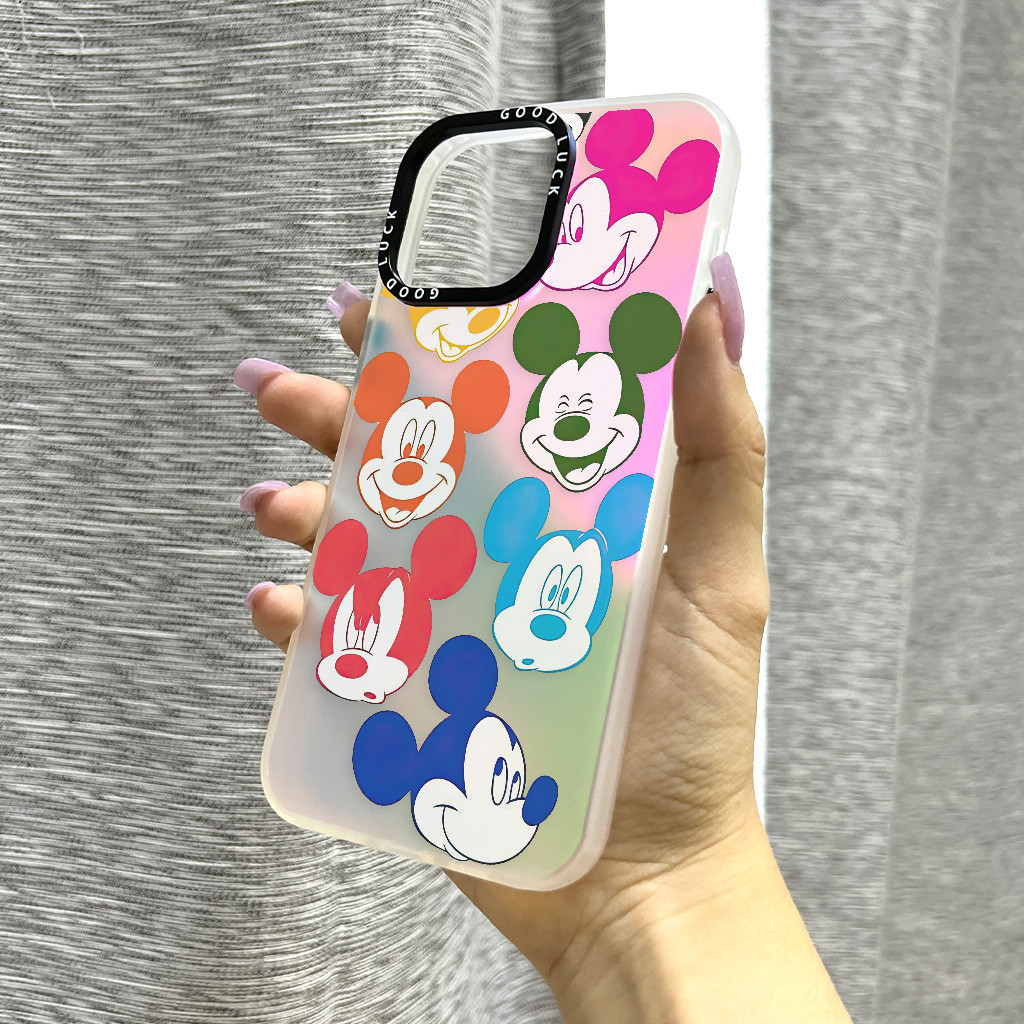พร้อมส่งในประเทศไทย เคสโทรศัพท์มือถือ ลายการ์ตูนมิกกี้เมาส์น่ารัก สําหรับ iPhone12 13 14 Promax 14PLUS XS XR 7 8 PLUS