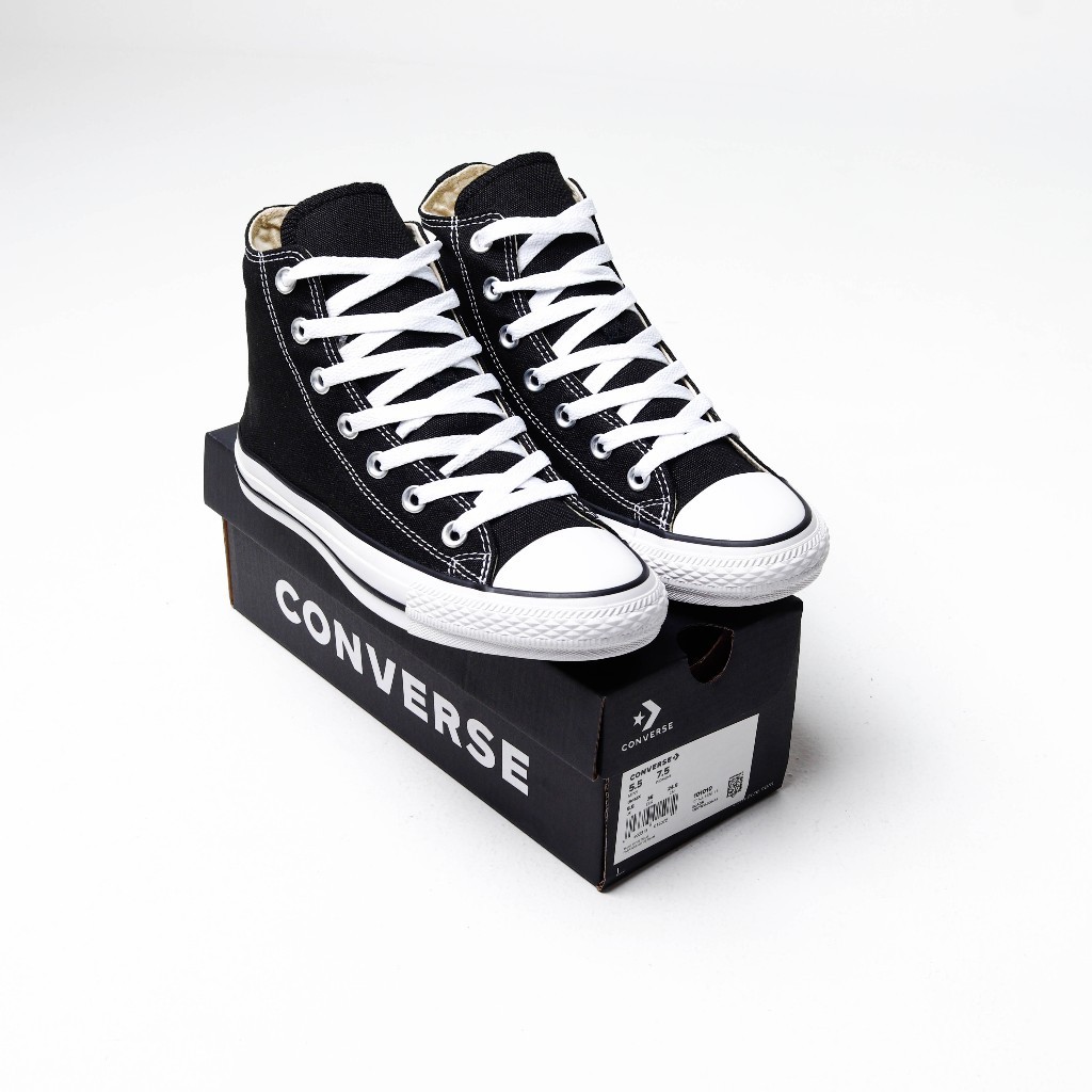 (SLPRDS) Sepatu Converse All Star Classics Hi Black White - Converse Classics  กีฬา