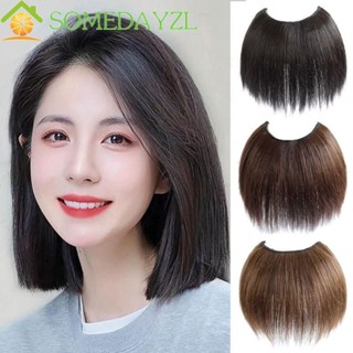 Somedayzl วิกผมสั้นตรง ไร้รอยต่อ รูปตัว U ขนปุย สีน้ําตาล ธร…