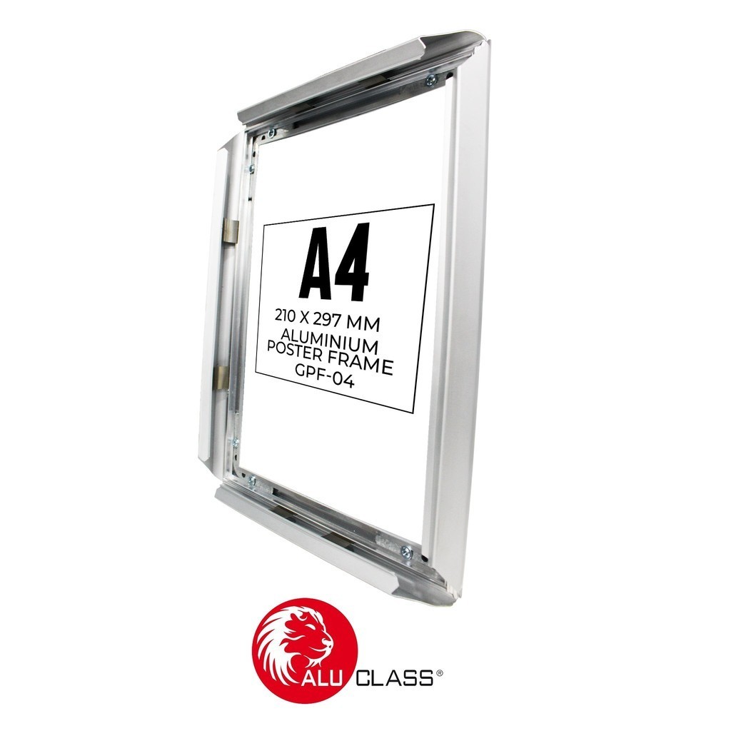 ULTRALINE ALUMINIUM A4 SNAP โปสเตอร์กรอบ PF-GPF-04A PF-GPF-04C ALUCLASS