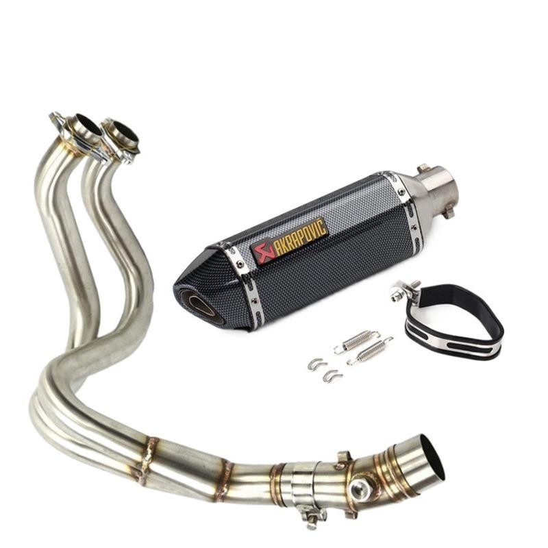 ท่อไอเสียด้านหน้า ดัดแปลง สําหรับ Kawasaki ER6N/F Versys650 Ninja650 Z650 12-21