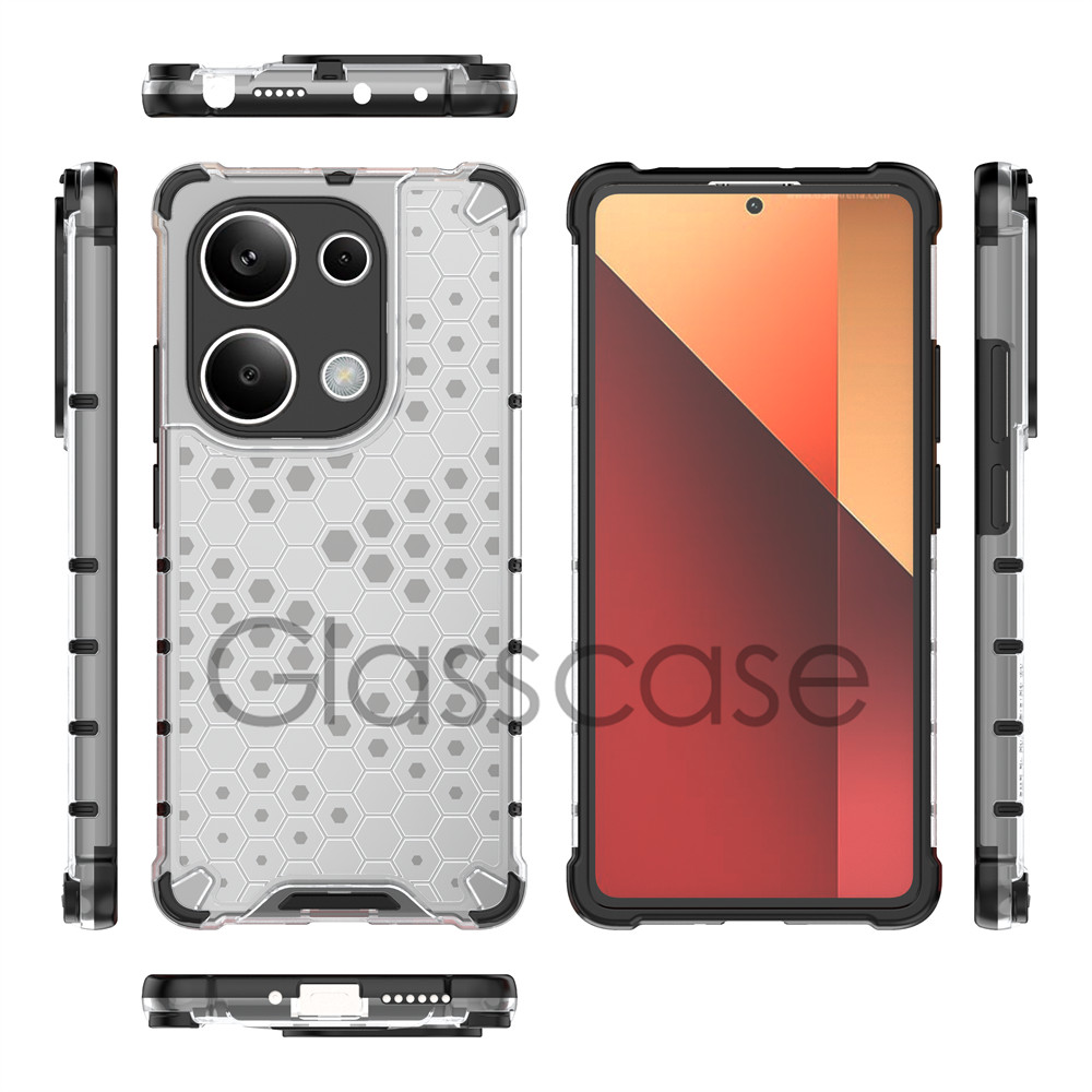 ปลอกสําหรับ Xiaomi Poco M6 X6 X7 F6 pro M6pro F6pro X7pro PocoM6pro PocoX6pro รังผึ้ง PC เคสโทรศัพท์โปร่งใสแฟชั่นกรณีกันกระแทก Hard ปลอกเลนส์ฝาครอบป้องกัน - รูปที่ 4