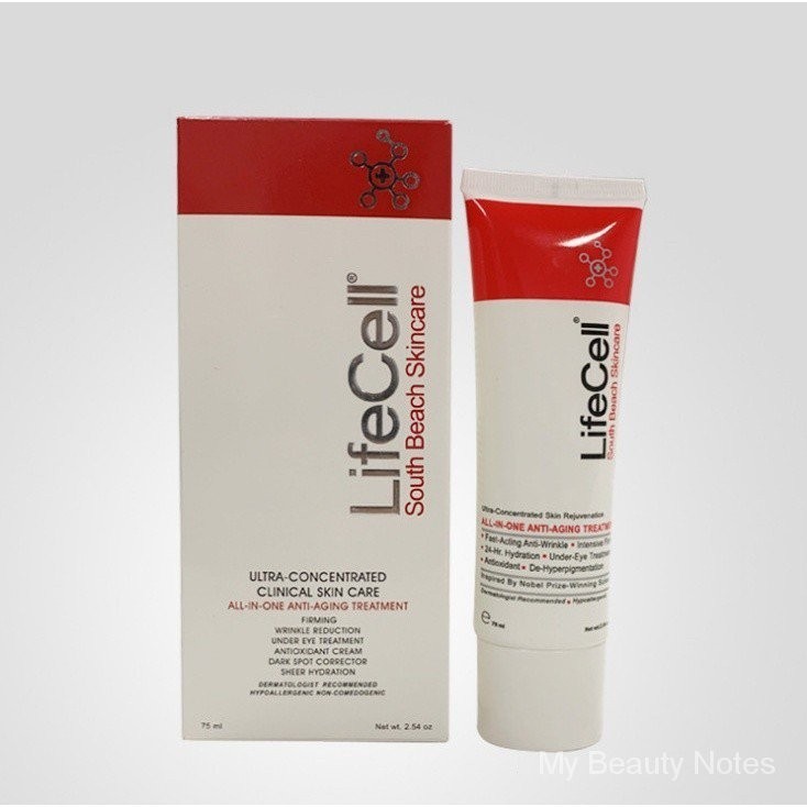 LIFECELL Treatment Lifecell All in One South Beach Skincare 75ml Life Cell Wrinkle Removal LIFECELL Cream XO3K