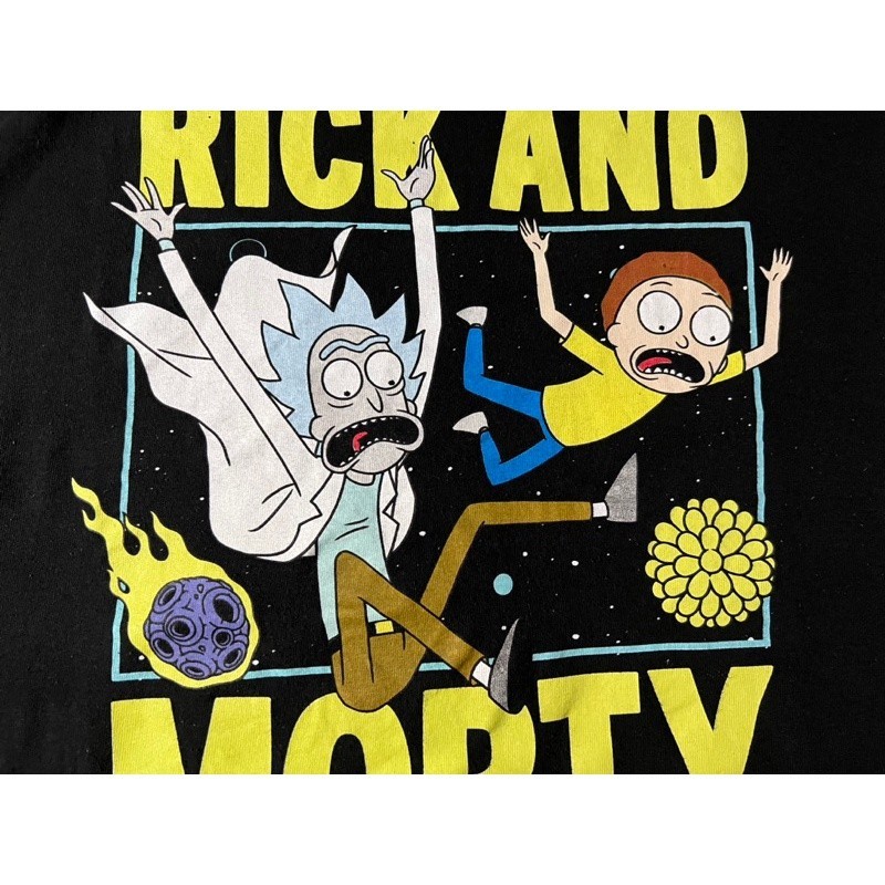 ของขวัญวันเกิด แขนสั้นสไตล์ใหม่ เสื้อ Rick and Morty ลายหายาก ลำลองS-5XL