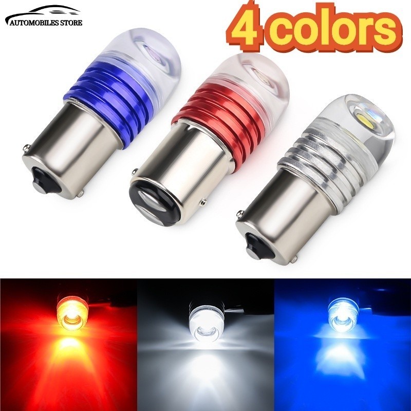 1157 BAY15dLED P21 5W Strobe ไฟแฟลช / หลอดไฟ Led กระพริบเบรก สีขาว สีฟ้า / หลอดไฟอ่านหนังสือ กว้าง ไฟป้ายทะเบียน อุปกรณ์เสริมรถยนต์