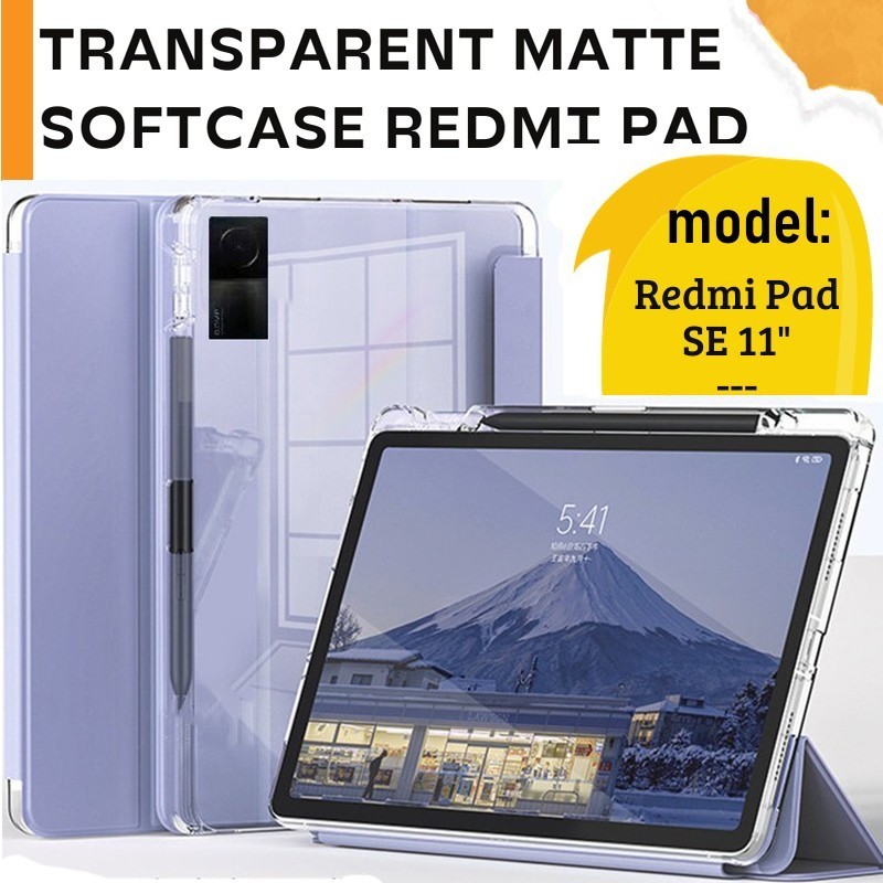 เคส Redmi Pad SE 11 นิ้ว 2023 พลิก สมาร์ท เคส แม่เหล็ก อัจฉริยะ พร้อมช่องใส่ปากกา ล็อคอัตโนมัติ ปลุก