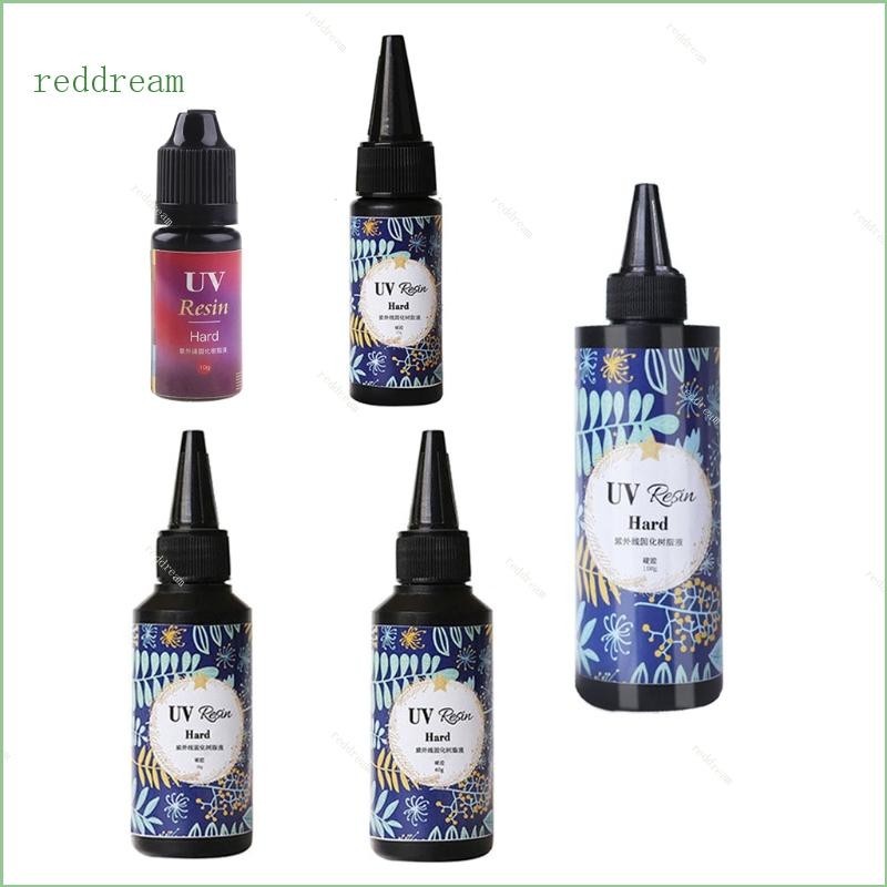 Redd กาวอีพ็อกซี่ UV เรซิ่นแข็ง แสงแดด บ่มรังสีอัลตราไวโอเลต สําหรับเครื่องประดับ