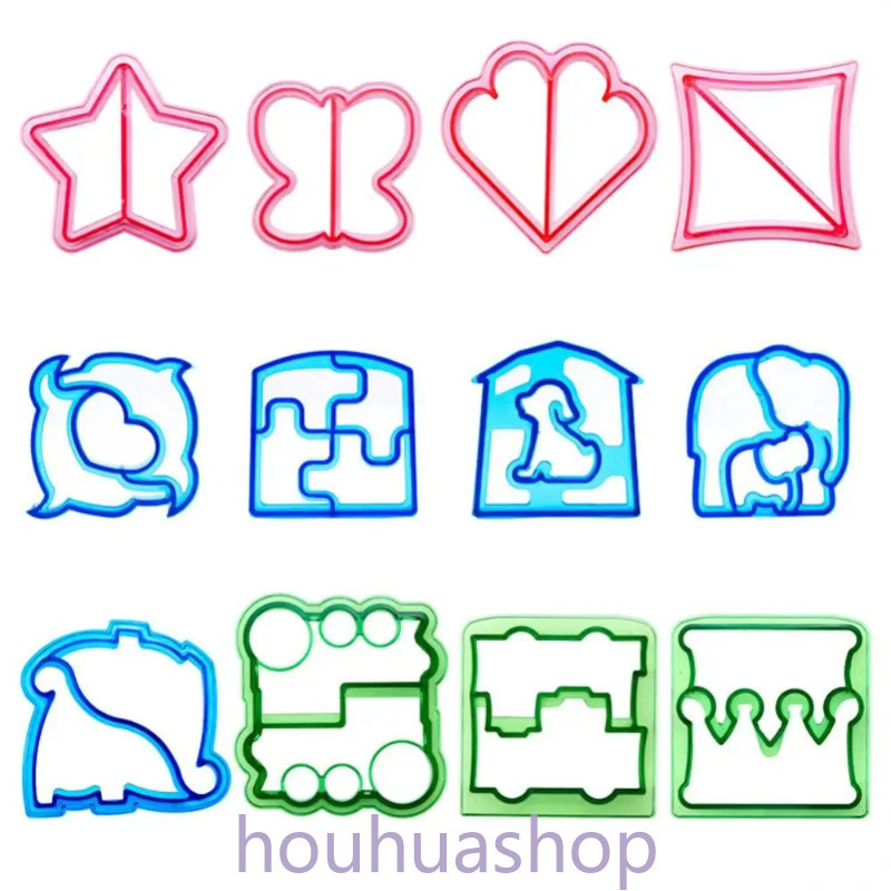แม่พิมพ์ตัดแซนวิช ขนมปัง บิสกิต DIY สําหรับเด็ก