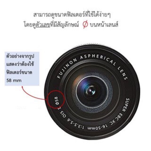 Kenko UV filter ฟิลเตอร์ป้องกันหน้าเลนส์ ขนาด 37-95mm