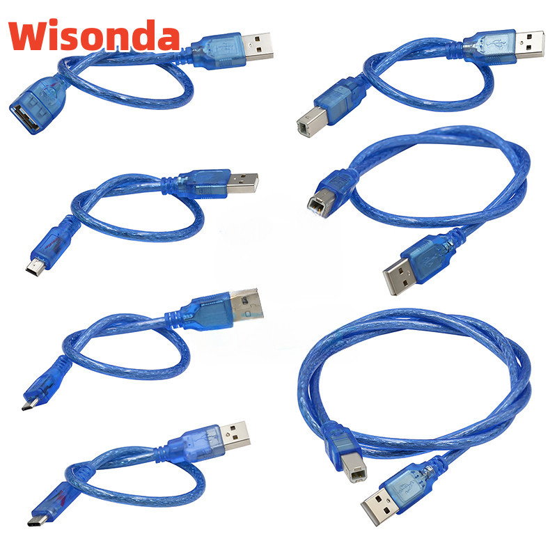 สายเคเบิล USB UNO R3 Mega 2560 R3 ADK USB-A เป็น USB-B ขนาด 30 ซม. สําหรับเครื่องพิมพ์ MICRO Arduino MINI TYPE-C
