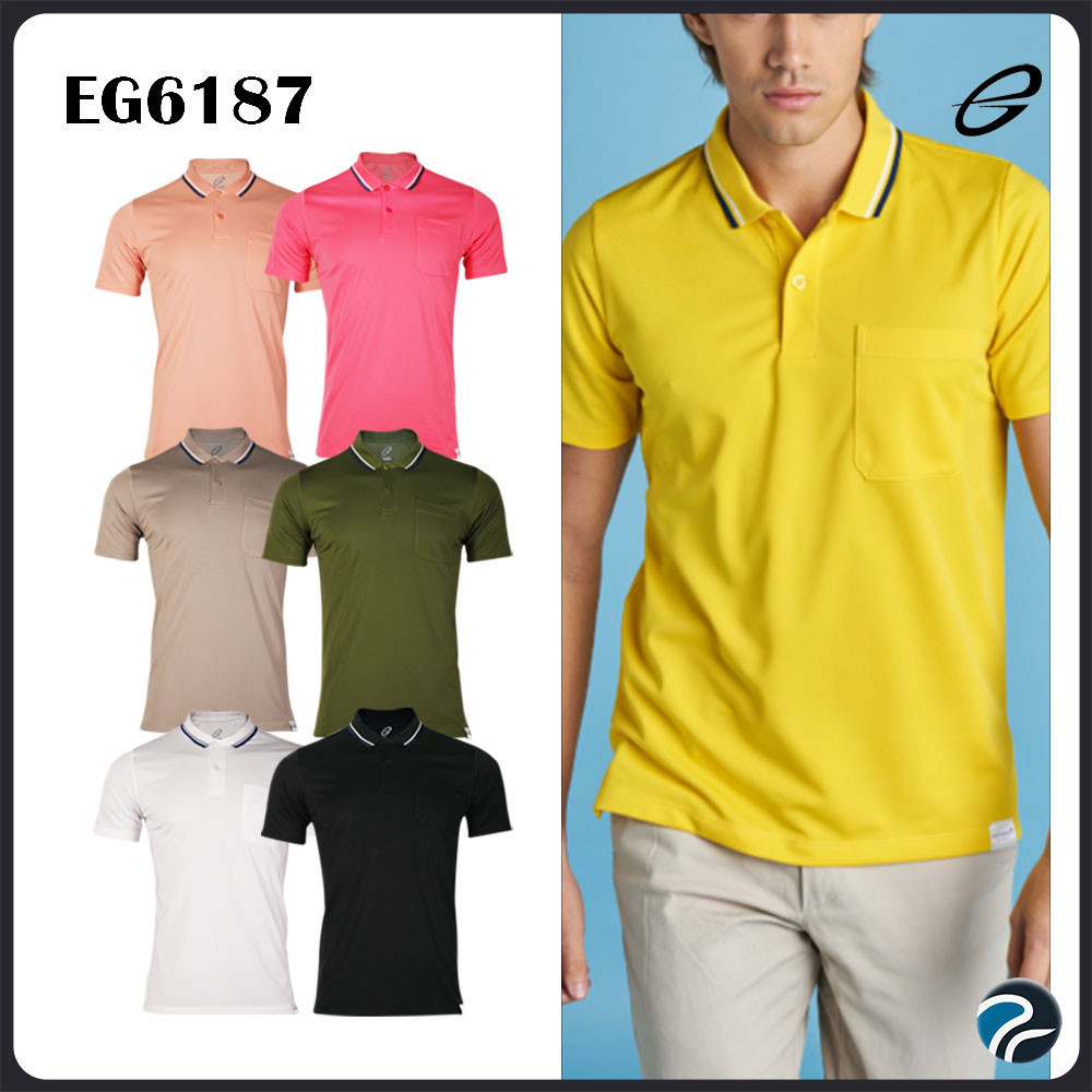 ลดเพิ่ม 30% ส่งฟรีไม่มีขั้นต่ำ! เสื้อโปโลชายเบสิคแขนสั้น EGO SPORT รุ่น EG6187 ชุด 3 แท้100%